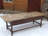 LARGE , Rustic , early 1800 table LARGE , Rustic , early 1800 table